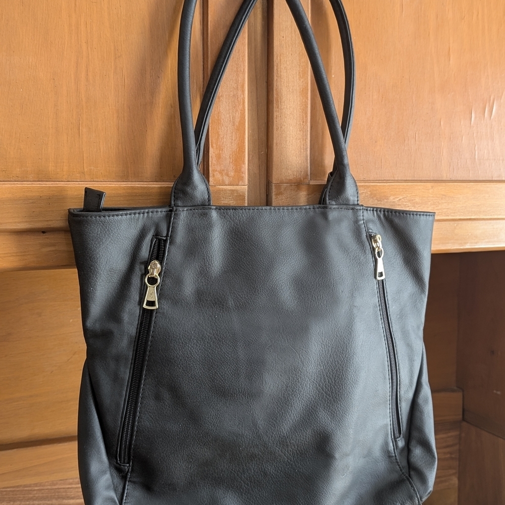 Browning Concealed Carry Tote Black CCW Purse Gold Hardware Buckmark, Western - Picture 8 of 17